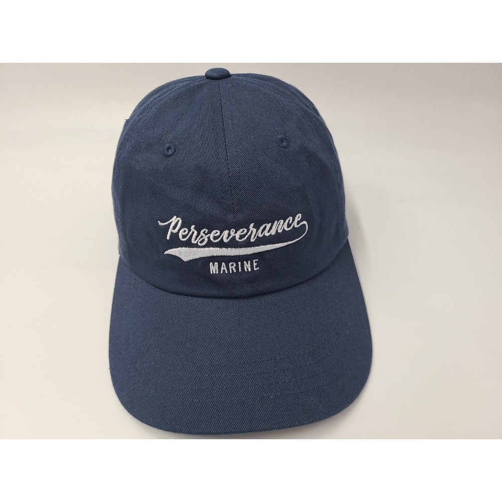 Perseverance Marine Yupoong Strapback Adjustable Hat Cap Cotton Men Women Blue